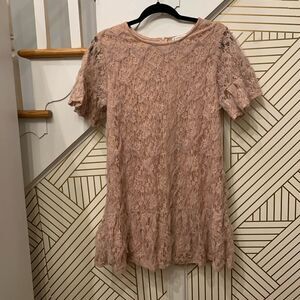Love Riche Lace Blush Pink Dress